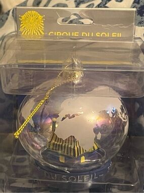 Cirque du Soleil "Canadian Mini" Circus Tent glass globe ornament